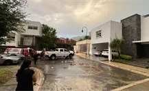 Intensas lluvias provocan derrumbe al sur de Monterrey; PCNL rescata a recién nacido