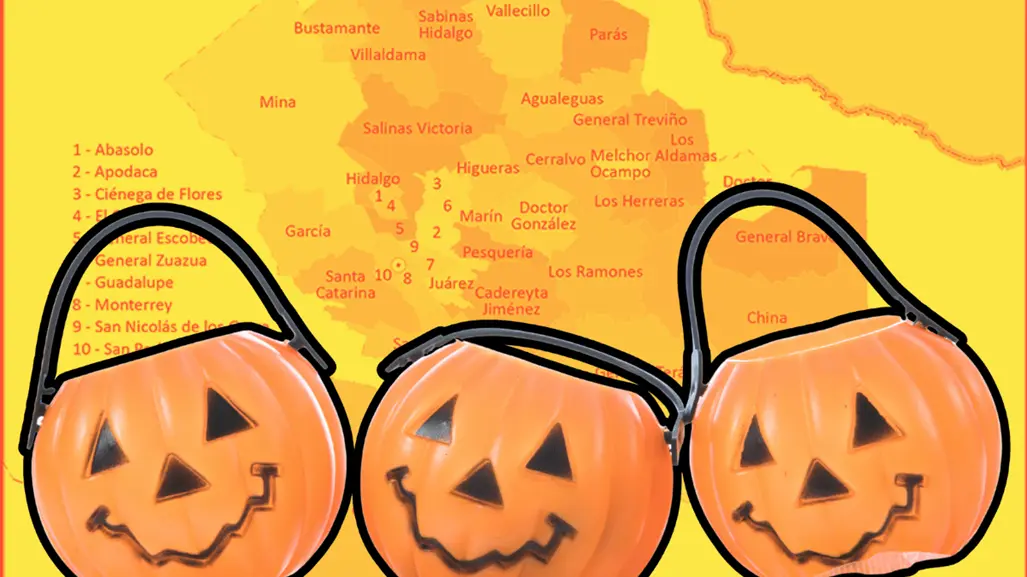 Halloween 2025: Según la IA, estos son los mejores municipios de Nuevo León para pedir dulces