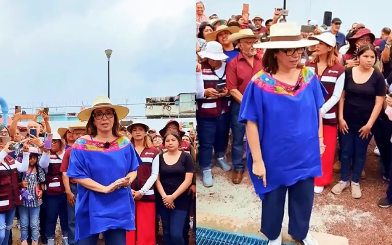 Rehabilitación de una potabilizadora en el Pozo Ehécatl Quetzalcóatl en Polígonos 2. Foto: X/ @azucenacisneros (Canva)