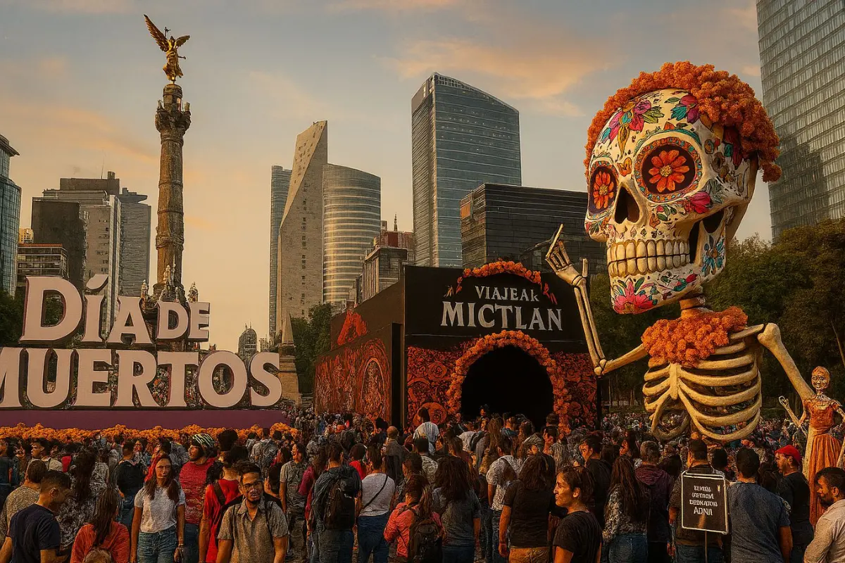“Un Viaje al Mictlán”: la experiencia inmersiva. Foto: IA