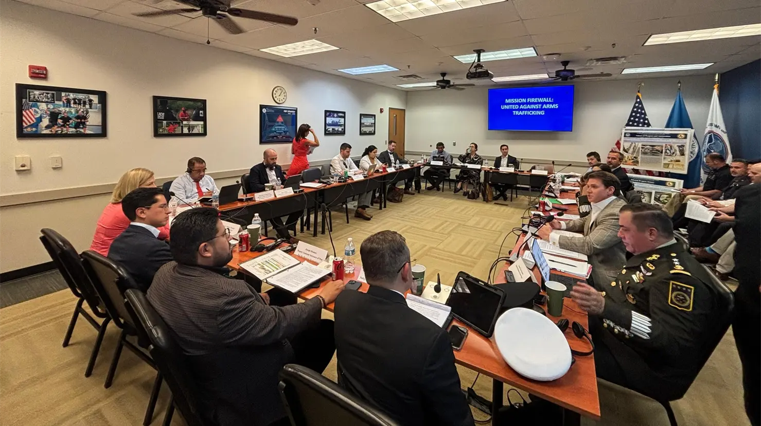 México y Estados Unidos inauguran Grupo de Implementación de Seguridad en McAllen, Texas. Foto: X (@SRE_mx)