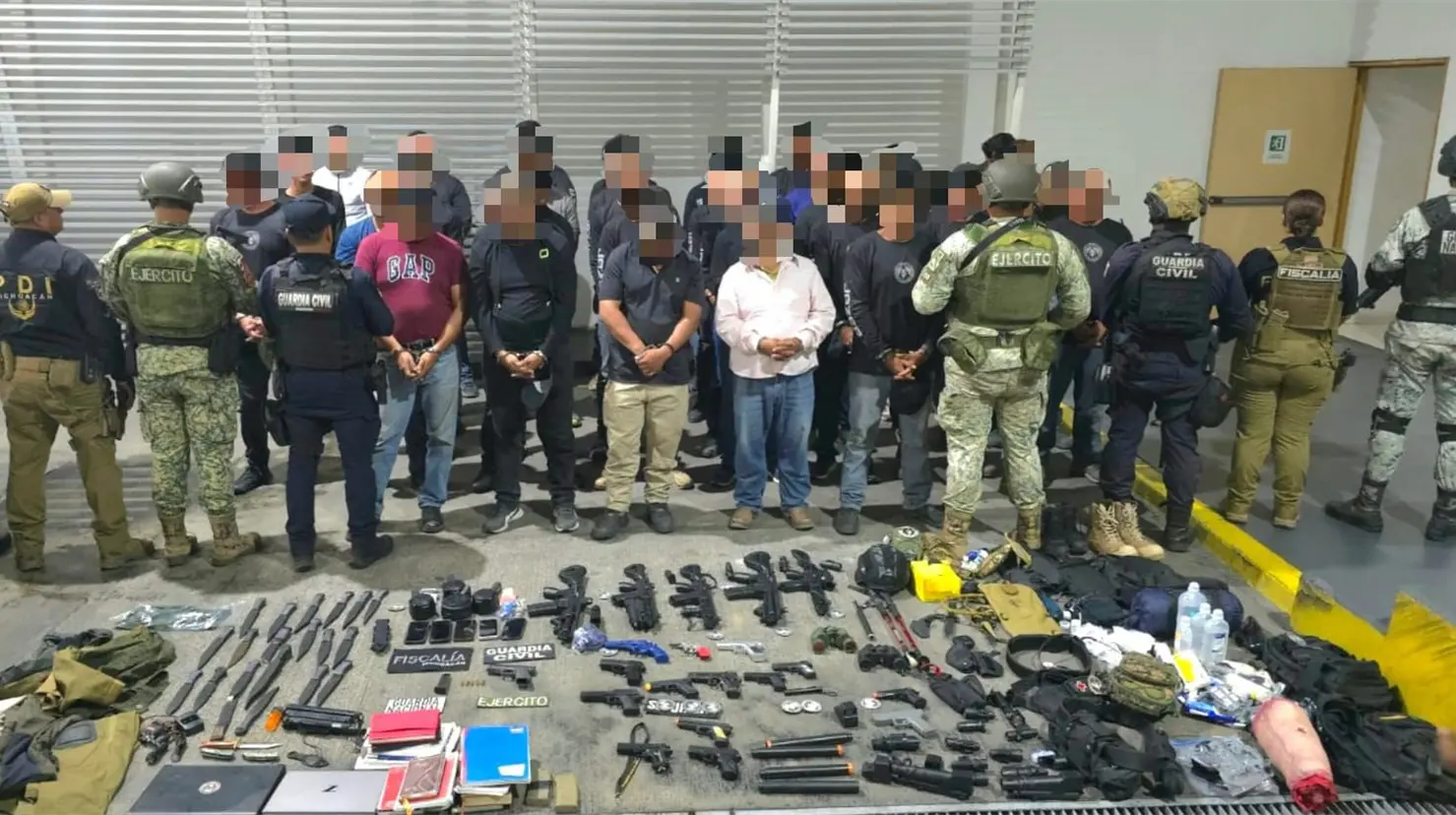 Juez ordena liberar a 38 integrantes de La Luz del Mundo en Michoacán. Foto: X (@SSeguridad_Mich)