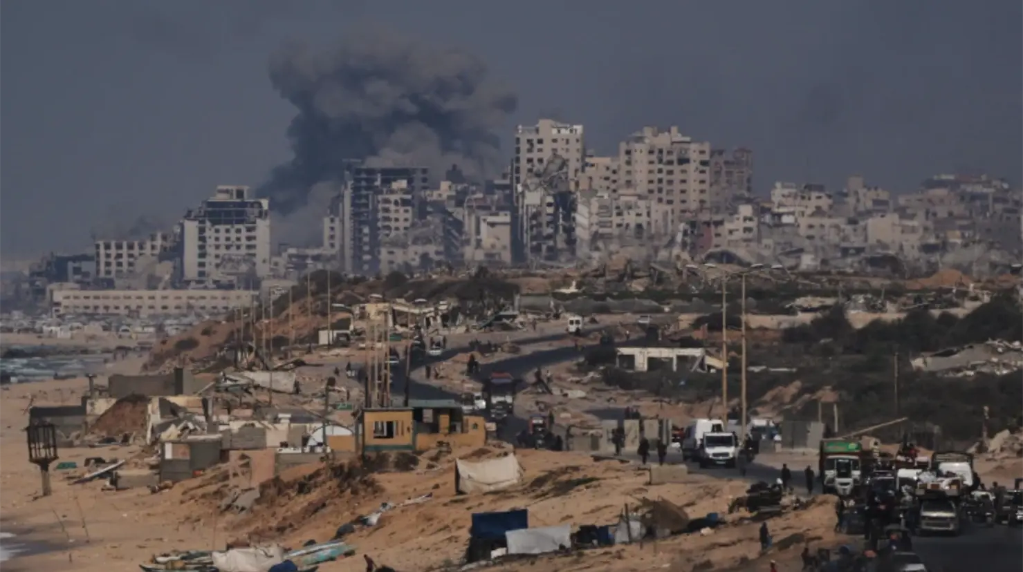 Más de 750 mil palestinos han huido de Gaza por la ataques israelíes. Foto: X (@ReporteYa)