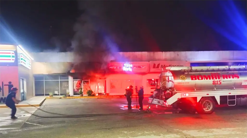 Se incendia tienda de ropa en Francisco de Montejo, al norte de Mérida