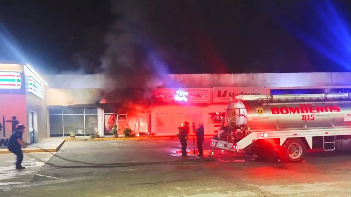No se reportaron lesionados, tan solo daños materiales Foto: SSP Yucatán