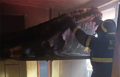 Incendio en Iztapalapa: una persona herida por quemaduras en Santa Martha Acatitla