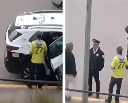 Exhiben a policías de Puebla recibiendo sobornos a bordo de su patrulla | VIDEO