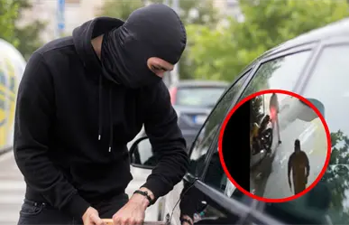VIDEO | Presuntos ladrones intentan robar auto en Ecatepec y terminan disparándole al no lograrlo