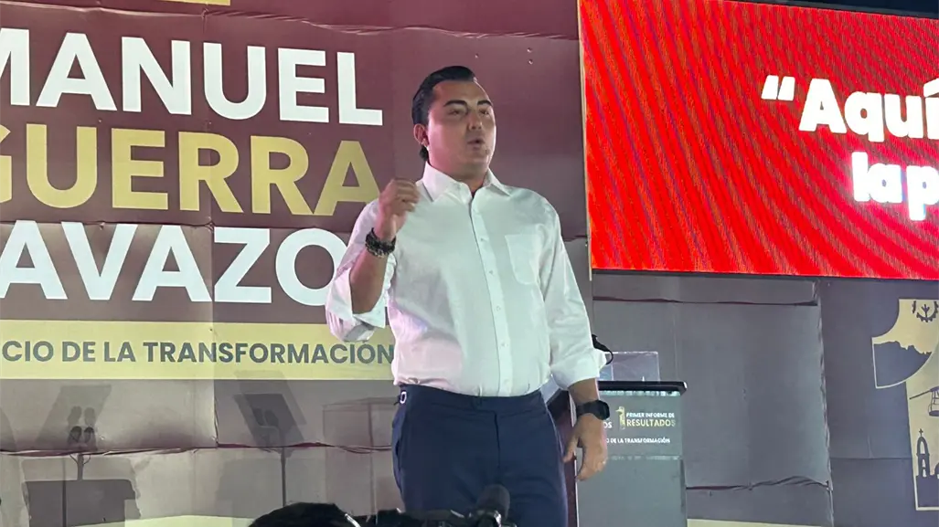 Manuel Guerra resalta seguridad, obra pública y apoyo social en su Primer Informe de García