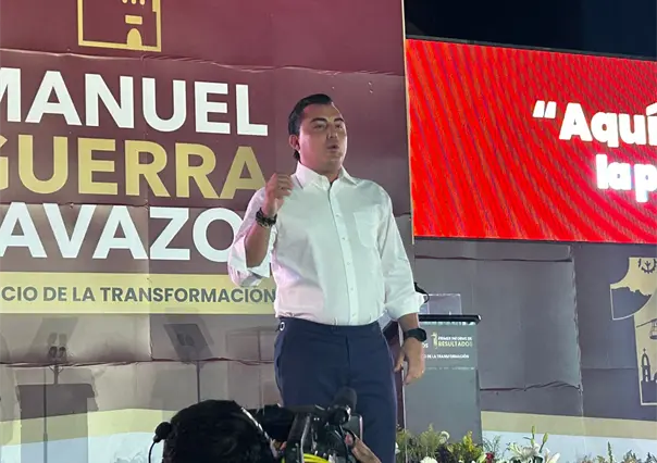 Manuel Guerra resalta seguridad, obra pública y apoyo social en su Primer Informe de García