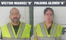 Detienen a madre y padrastro de Paloma Nicole