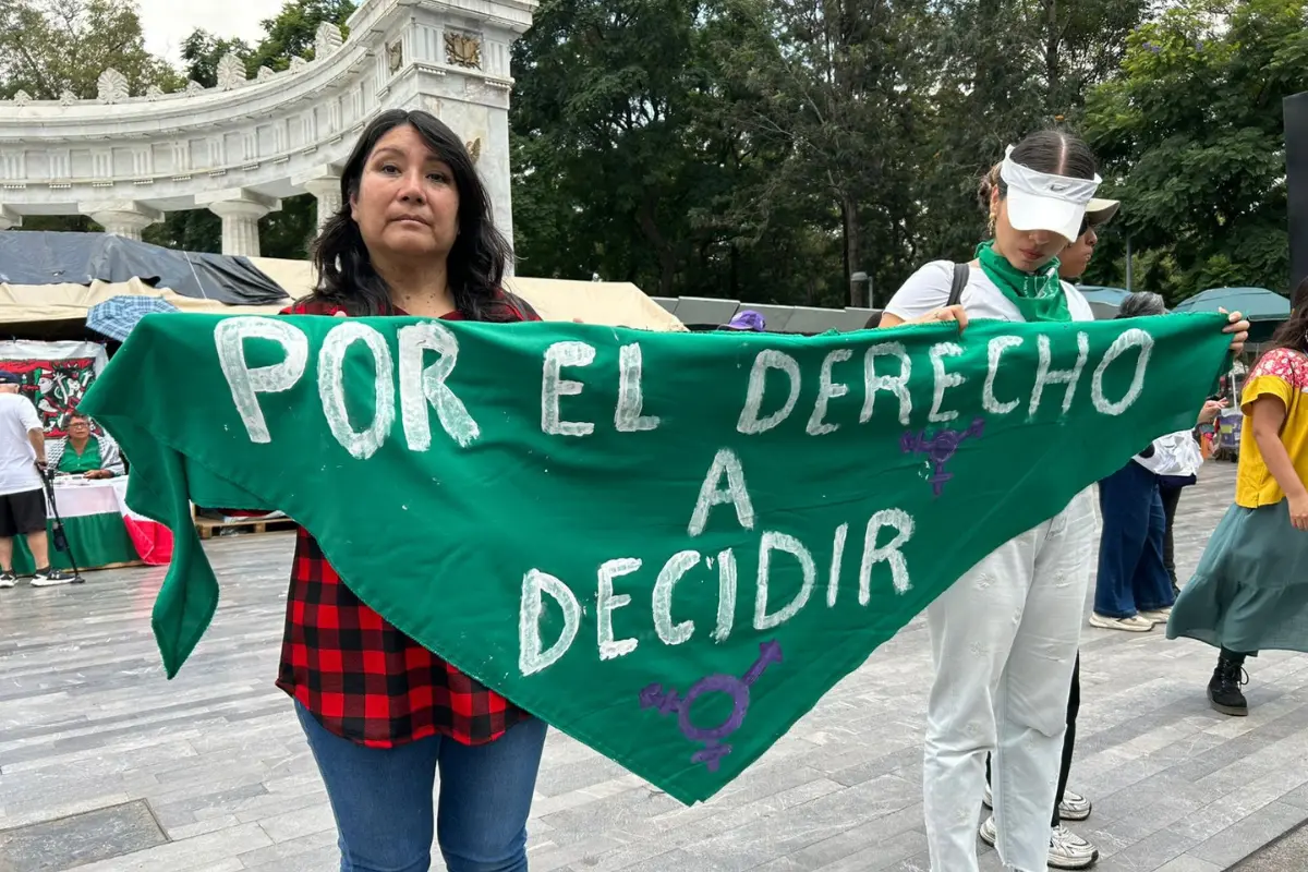 Protesta por el derecho a decidir. Foto: Paola Atziri
