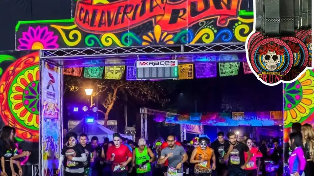 Celebra el Día de Muertos 2025 con la carrera nocturna Calaveritas Run en CDMX; así puedes inscribirte