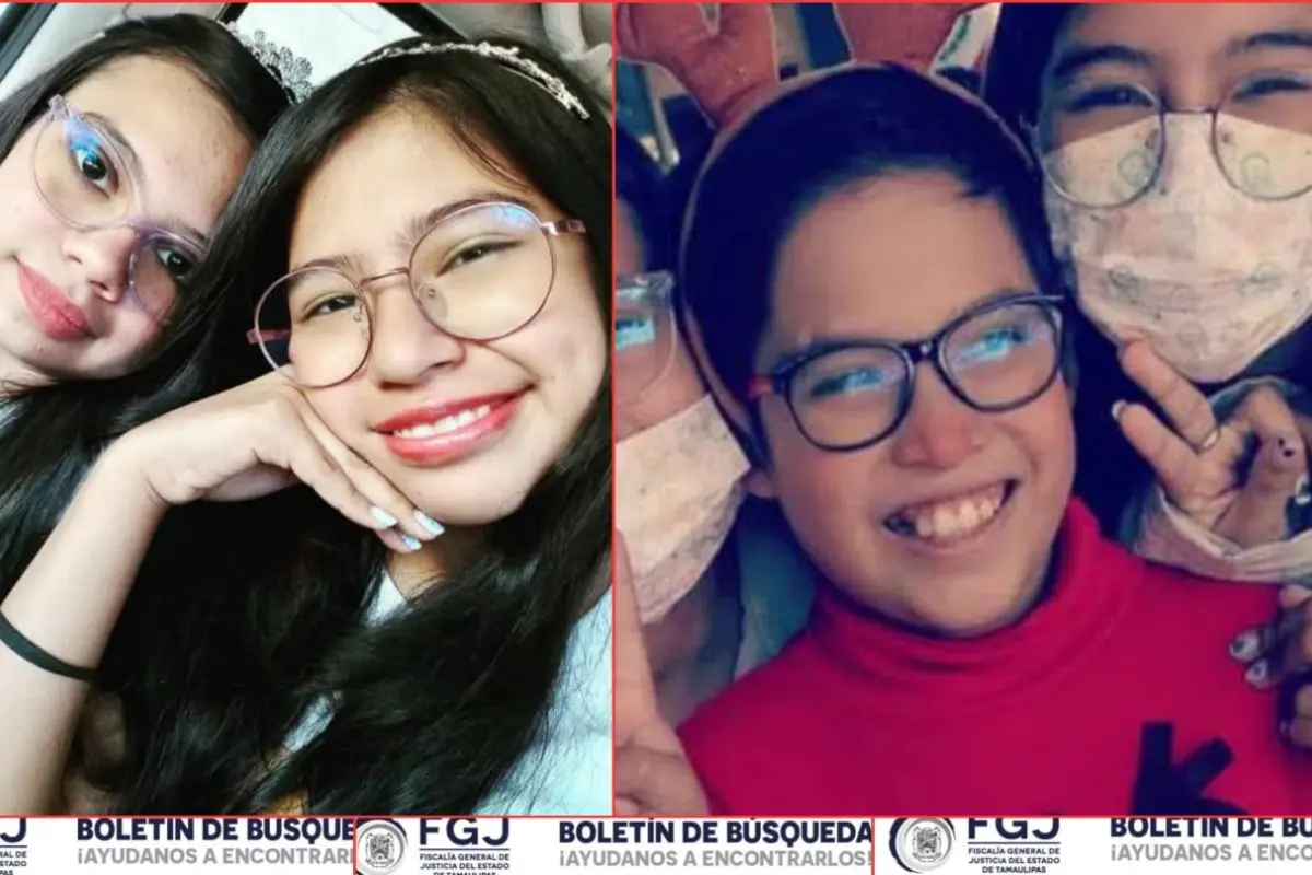 Autoridades buscan a 3 adolescentes desaparecidos en Reynosa, Tamaulipas. Alerta Ámber activada. Colabora con información.