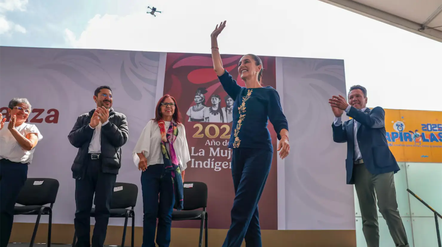 Claudia Sheinbaum informa avances económicos y sociales durante informe en Jalisco. Foto: Gobierno de México