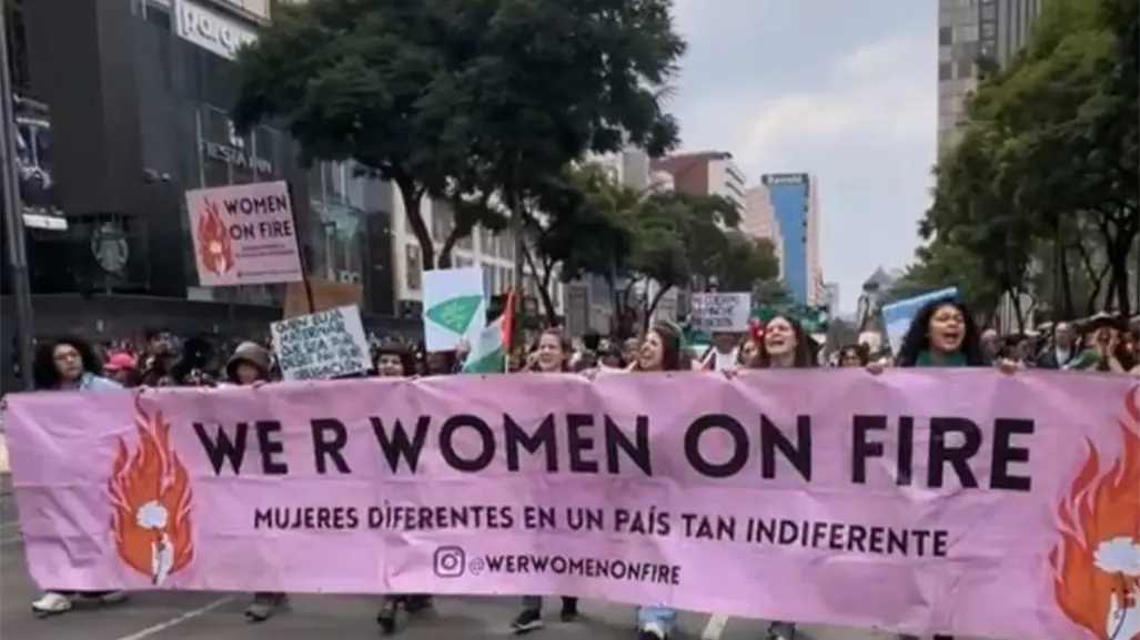 EN VIVO | Marcha 28S recorre Paseo de la Reforma en exigencia de aborto legal en México