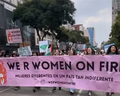 EN VIVO | Marcha 28S recorre Paseo de la Reforma en exigencia de aborto legal en México