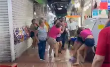 VIDEO | Captan pelea entre mujeres en el Mercado Juárez