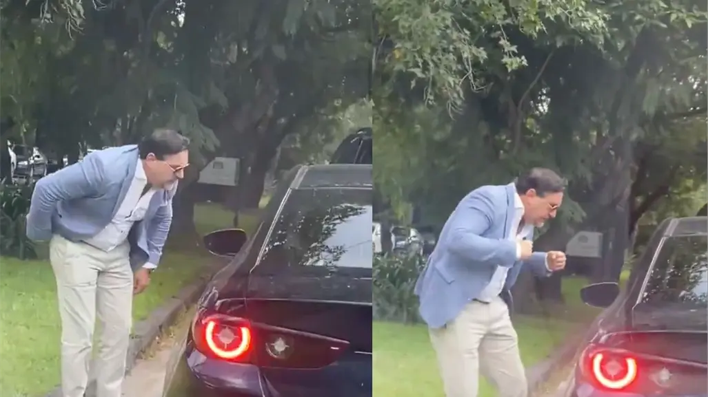 VIDEO | Hombre reta a golpes a automovilista en Lomas de Chapultepec; lo apodan Lord Bájate