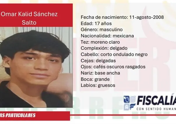 Hallan sin vida a Omar Kalid, joven de 17 años reportado como desaparecido en Acapulco