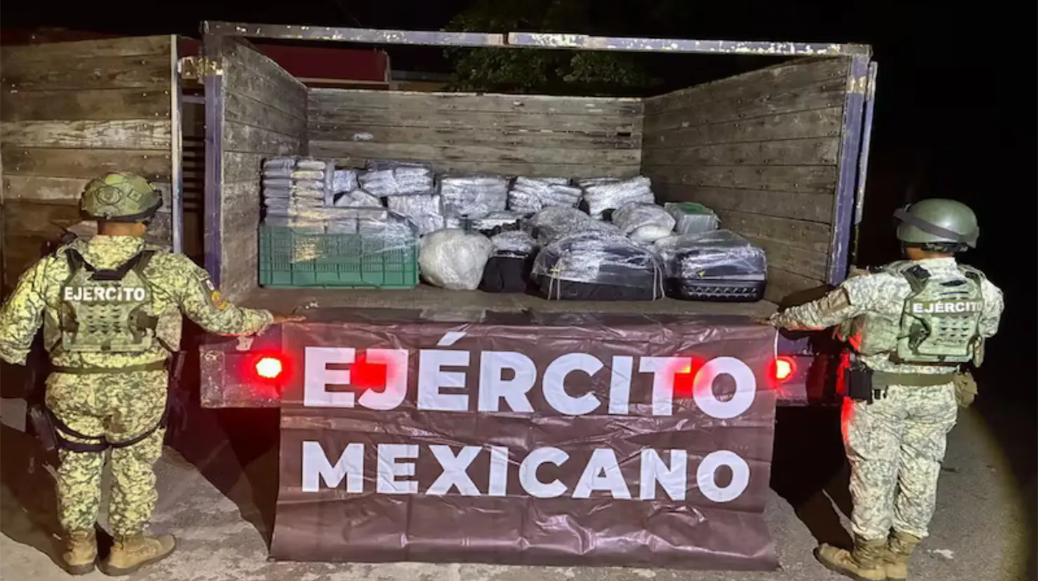 Operación Frontera Norte: Más de 7,500 detenidos y casi 100 toneladas de droga incautadas. Foto: Gabinete de Seguridad