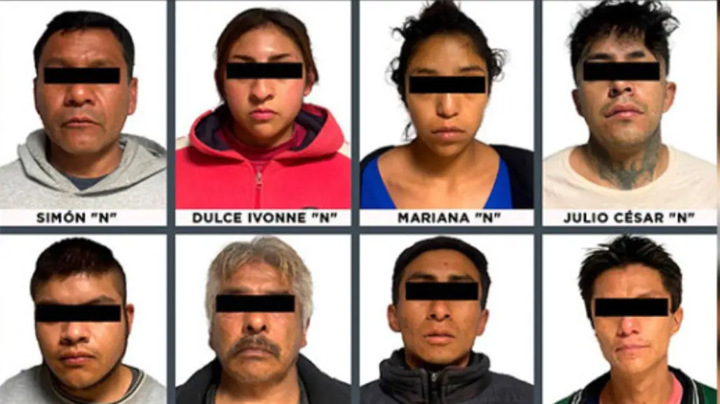Operativo en Edomex deja ocho detenidos por presunto vínculo con CJNG y delitos contra la salud