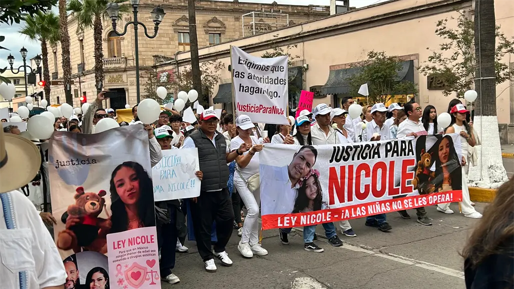FOTOS | Marchan por Paloma Nicole en el centro de Durango; piden castigo a su madre y médico