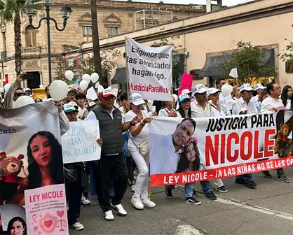 FOTOS | Marchan por Paloma Nicole en el centro de Durango; piden castigo a su madre y médico