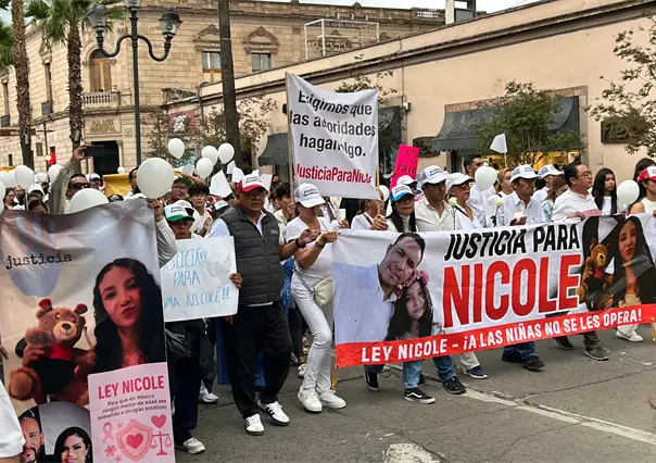 FOTOS | Marchan por Paloma Nicole en el centro de Durango; piden castigo a su madre y médico