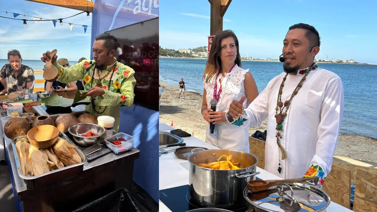 Wilson Alonzo es uno de los referentes de la cocina tradicional en Yucatán Foto: Dénia - Unesco Creative City of Gastronomy