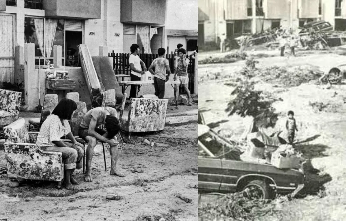 Escuelas y comercios fueron cerrados después de Liza. Foto: Archivo Histórico Pablo L. Martínez