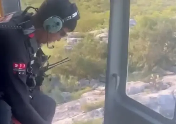 VIDEO | Así fue el rescate de pareja extraviada en Cerro del Topo Chico