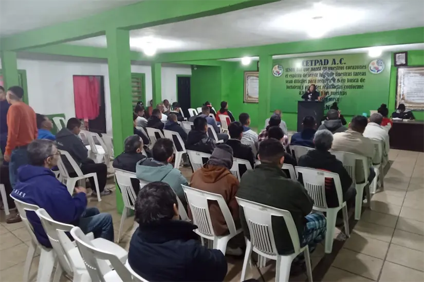 El sitio funciona como espacio de atención a personas que enfrentan problemas de adicciones y que requieren tratamiento especializado. Foto: CEPAD Reynosa