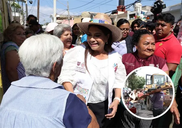 Lluvias en CDMX: Clara Brugada garantiza ayuda económica y seguro a familias afectadas en Iztapalapa