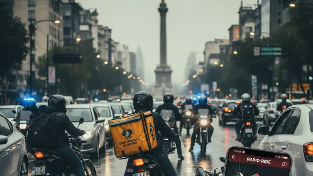 Motociclistas y regulación vial en CDMX: aumento de accidentes, vacíos legales y uso de apps de delivery