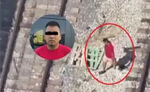 Policía de Monterrey frustra robo en vagones de tren y detienen a joven