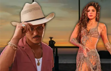 Shakira y Bruno Mars reaccionan al anuncio de Bad Bunny como cabeza del Super Bowl 2026