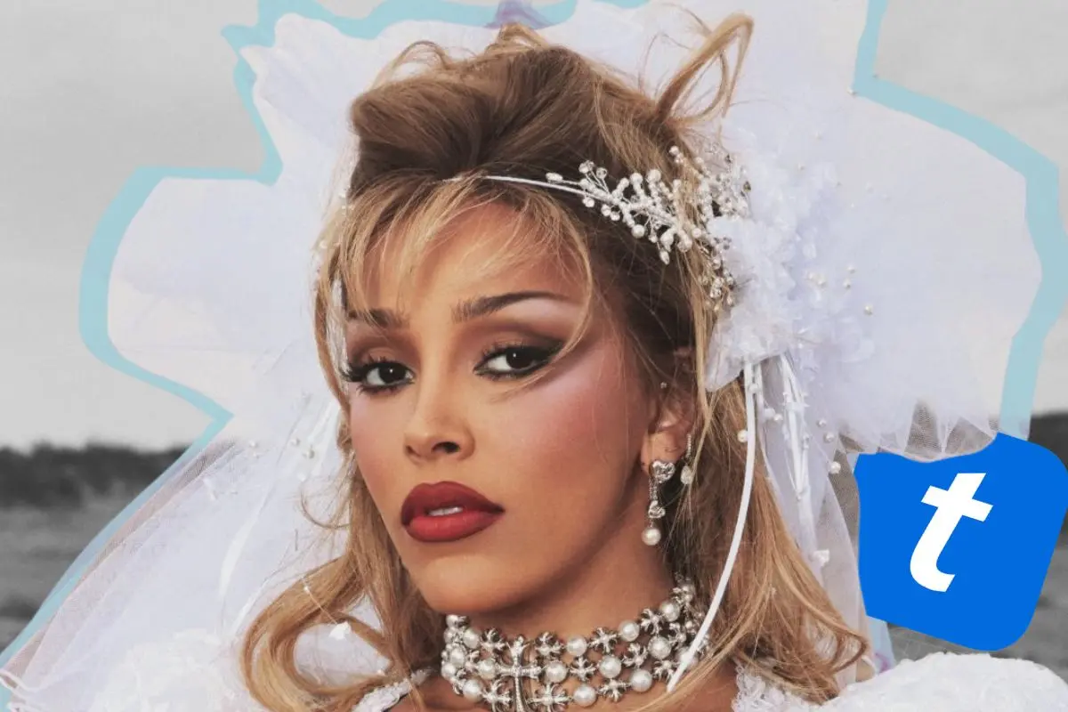 Doja Cat está estrenando su álbum Vie en tiendas físicas y plataformas digitales. FOTO: CANVA/IG: @dojacat/Ticketmaster