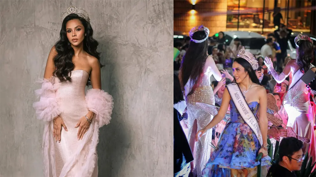 Miss Yucatán acompaña a Fátima Bosch en su recorrido en Tabasco