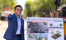 Félix Arratia arranca pavimentación en la avenida Las Águilas en Juárez