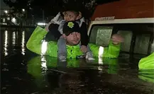 FOTOS | Continúan calles y viviendas bajo el agua en Edomex tras intensas lluvias del fin de semana