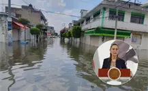 Lluvias en Edomex alcanzan 75 mm en Nezahualcóyotl: CONAGUA confirma apoyo del gobierno federal