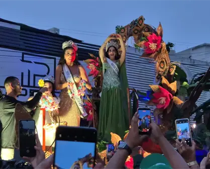 Miles reciben a la Miss Universe Fátima Bosch en Tabasco