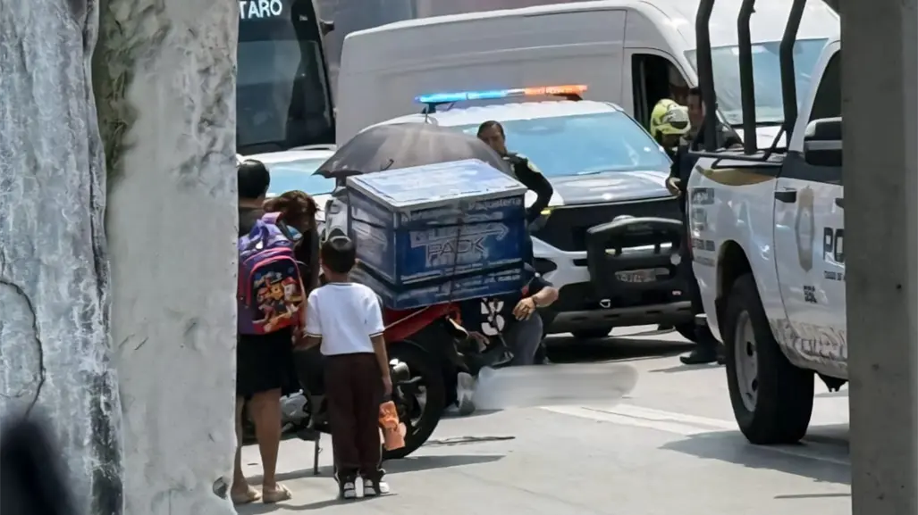Muere motociclista en accidente vial de alto impacto en Venustiano Carranza