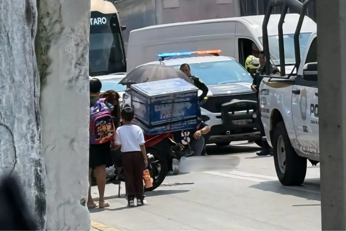 Muere motociclista en accidente vial de alto impacto en Venustiano Carranza. Foto: Luis Antonio Alfaro
