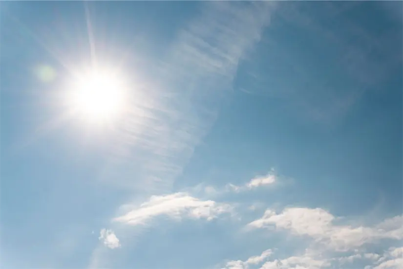 Día mayormente soleado con temperaturas entre 30 y 24 grados centígrados para el sur de Tamaulipas. Foto: Freepik