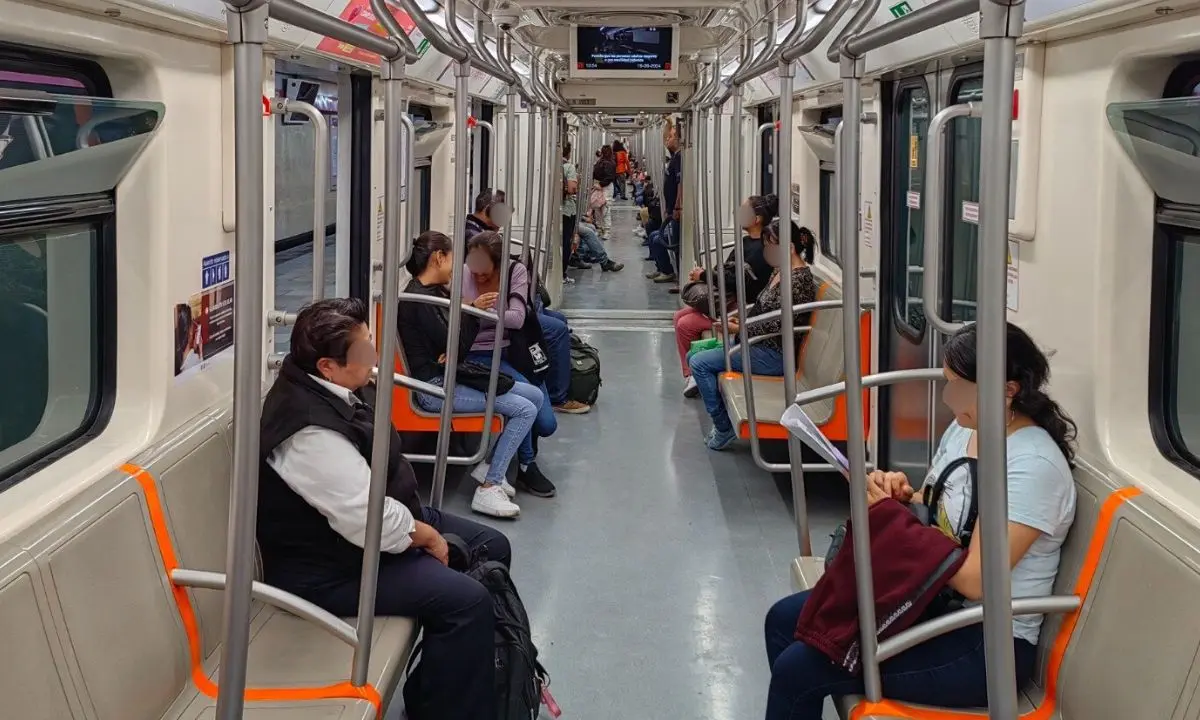Vagón exclusivo Metro CDMX.  Foto: X (@MetroCDMX)