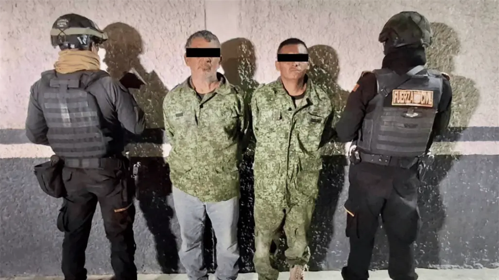 Caen dos hombres con armamento en Dr. Coss tras operativo de Fuerza Civil