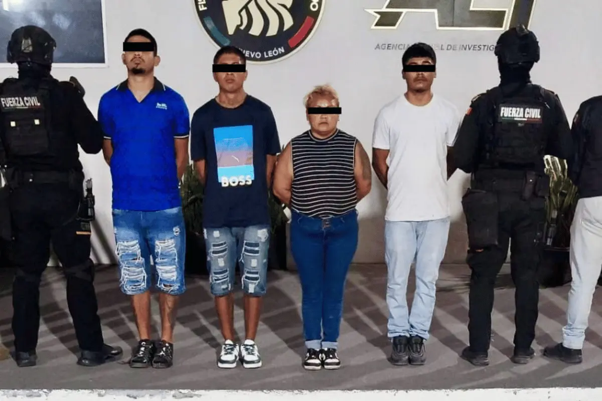 Detienen a 11 involucrados en ataque contra policías de Fuerza Civil. Foto: Fuerza Civil.