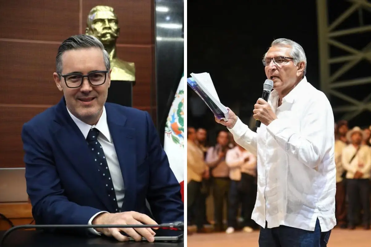 El senador tamaulipeco José Ramón Gómez Leal se refirió hoy a su relación con el senador Adán Augusto López. Foto: Victoria Jiménez